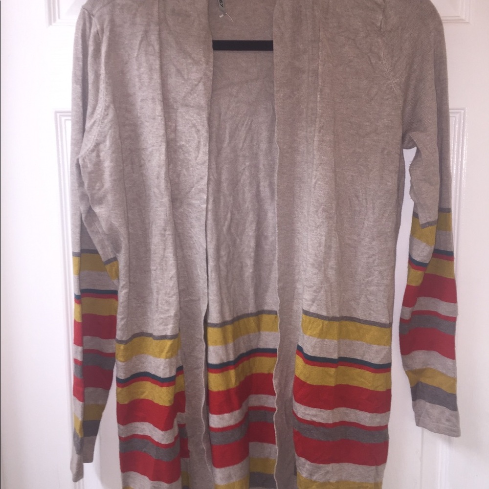 Striped cardigan
